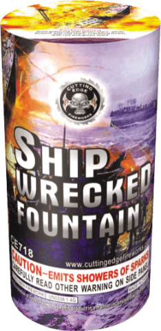 Cutting Edge Ship Wrecked Fountain - Pack of 6