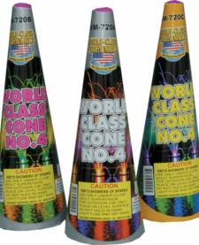 #4 Cone (Assorted), WC - Case of 72