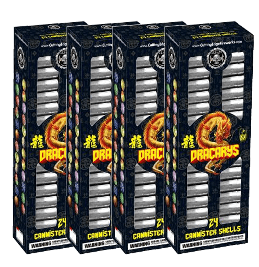 Cutting Edge Dracarys Neon 60 Gram 4-in Canister - Case 4/24