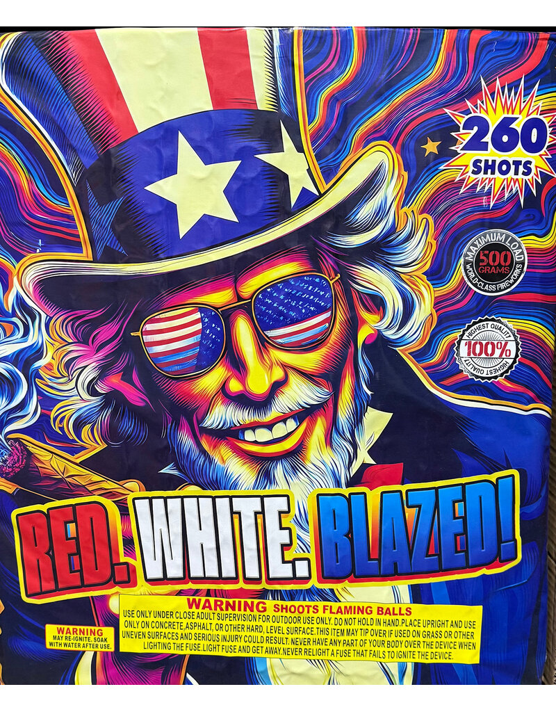 Red White Blazed - Case of 1