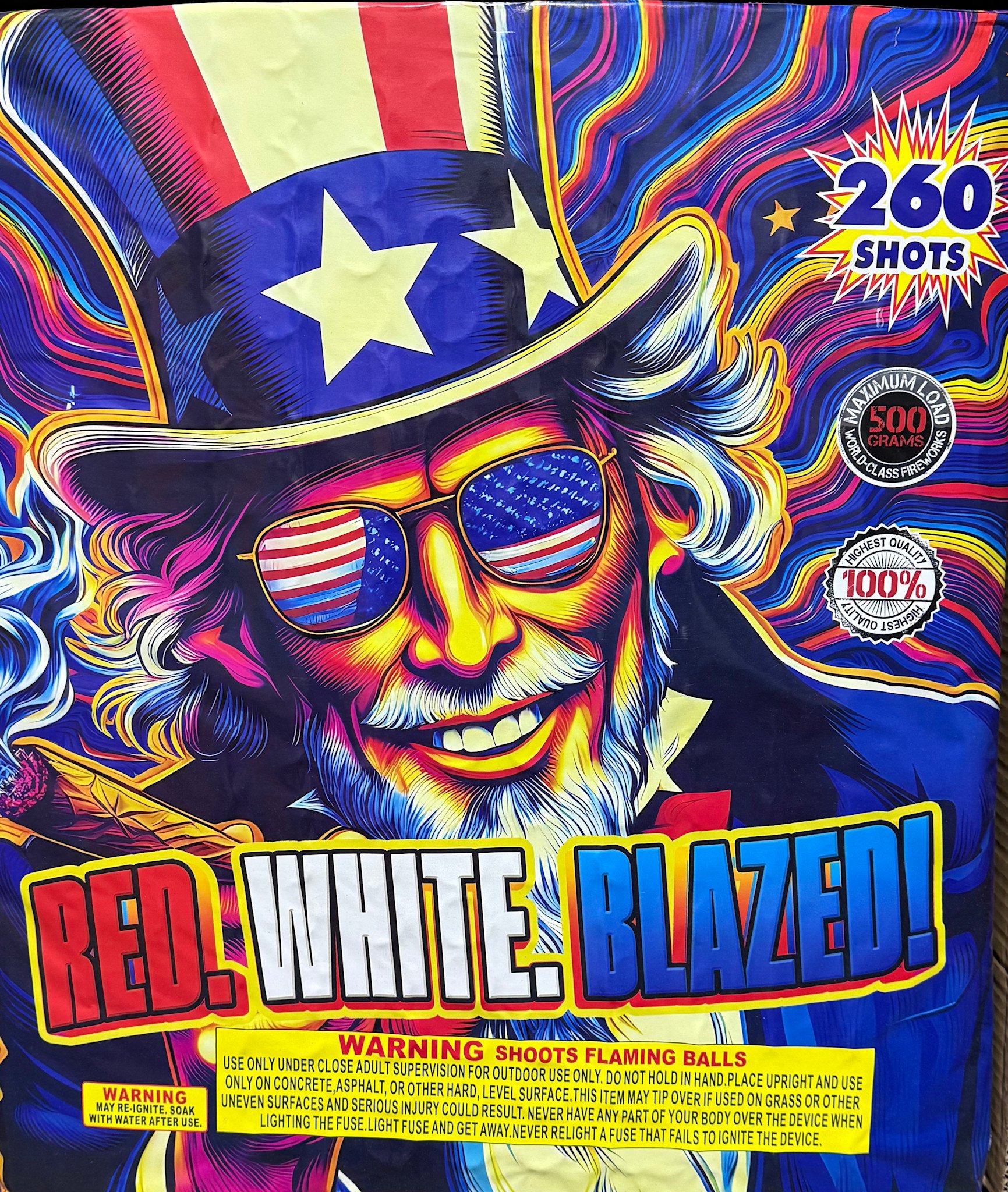 Red White Blazed - Case of 1