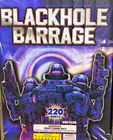 Blackhole Barrage - Case of 1