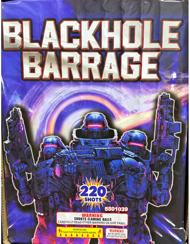 Blackhole Barrage - Case of 1