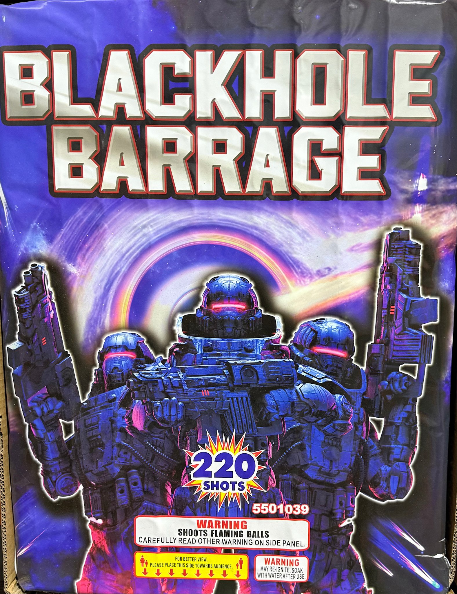Blackhole Barrage - Case of 1