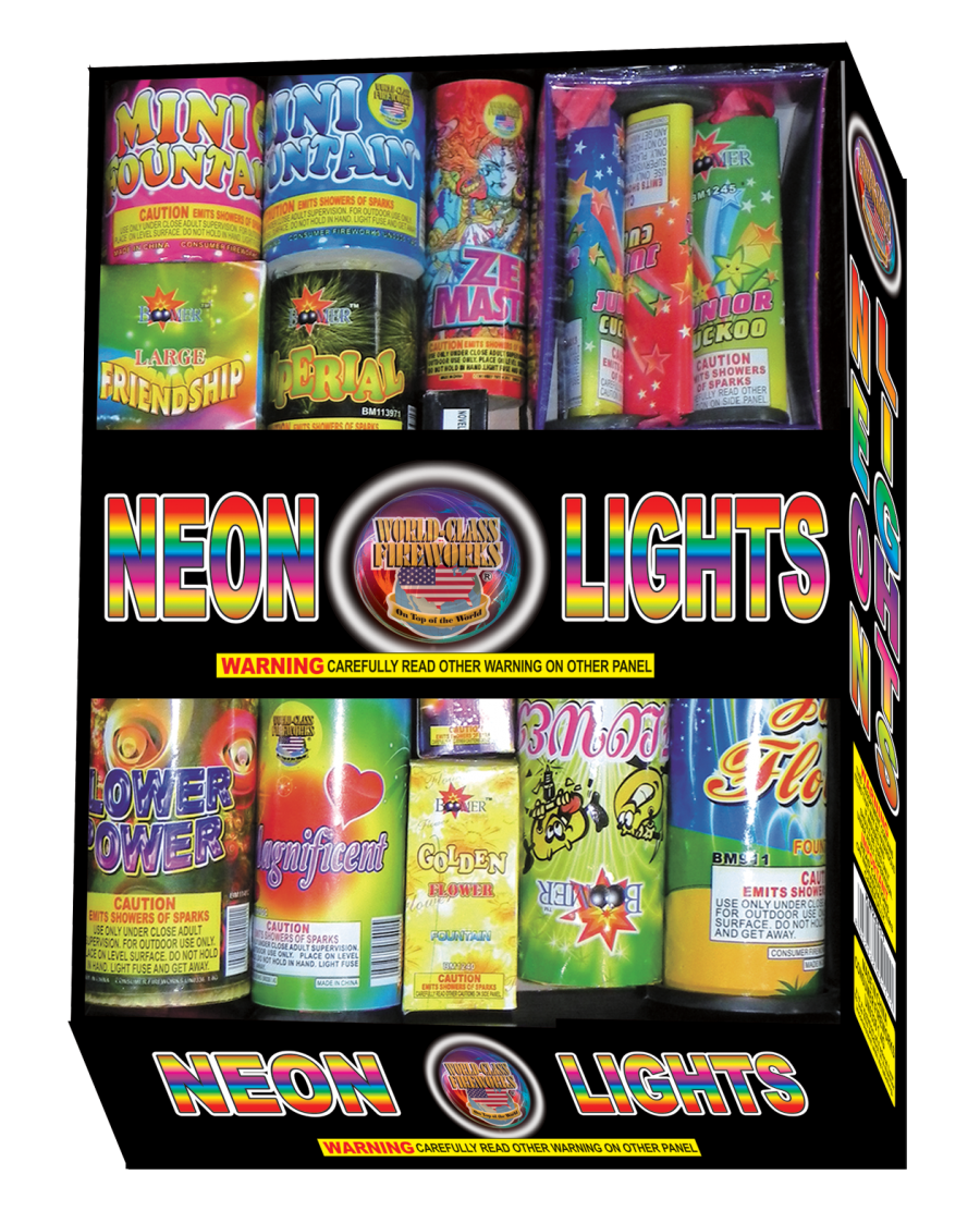 Neon Lights Assortment - Case of 18