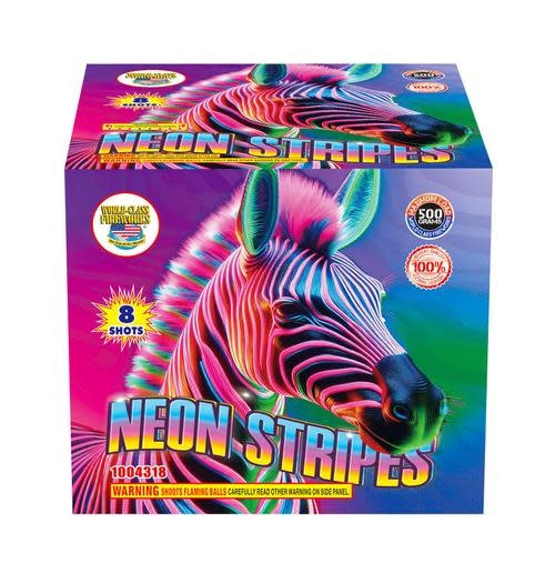Neon Stripes - Case of 6
