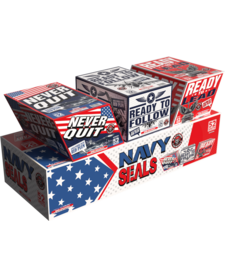 Navy Seals 156 shots - Case of 3 (Assorted)