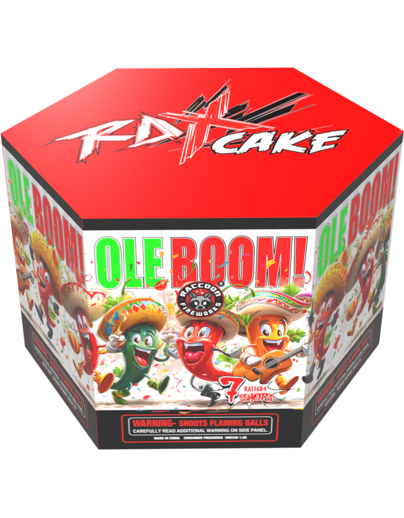 Raccoon Ole Boom! - Case of 12