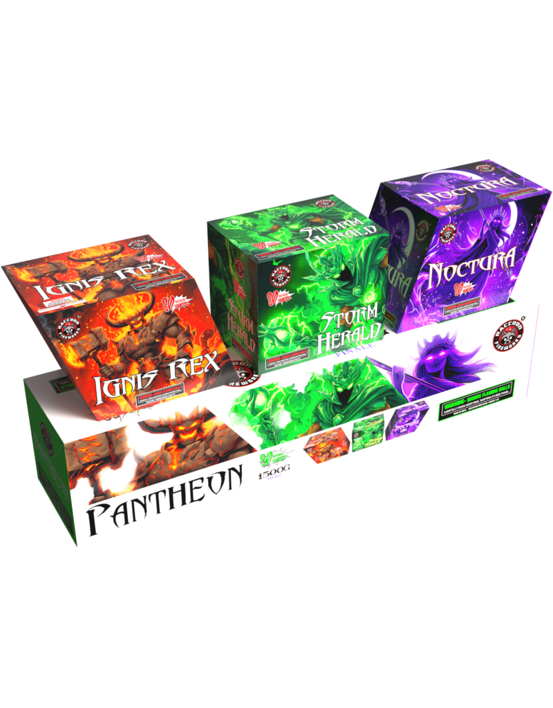 Raccoon Pantheon - Case of 3 (Assorted)