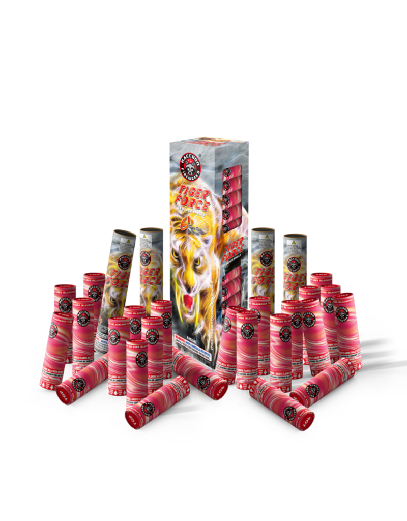 Raccoon Tiger Force 6in Canister - 24 shells