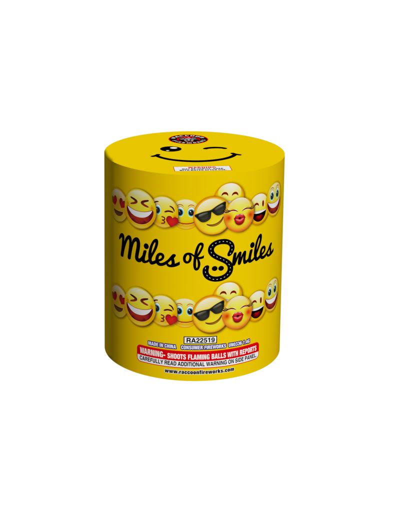 Raccoon Miles of Smiles - Case of 9