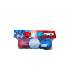 MM Red White Blue  Smoke Ball - Case of 24/3