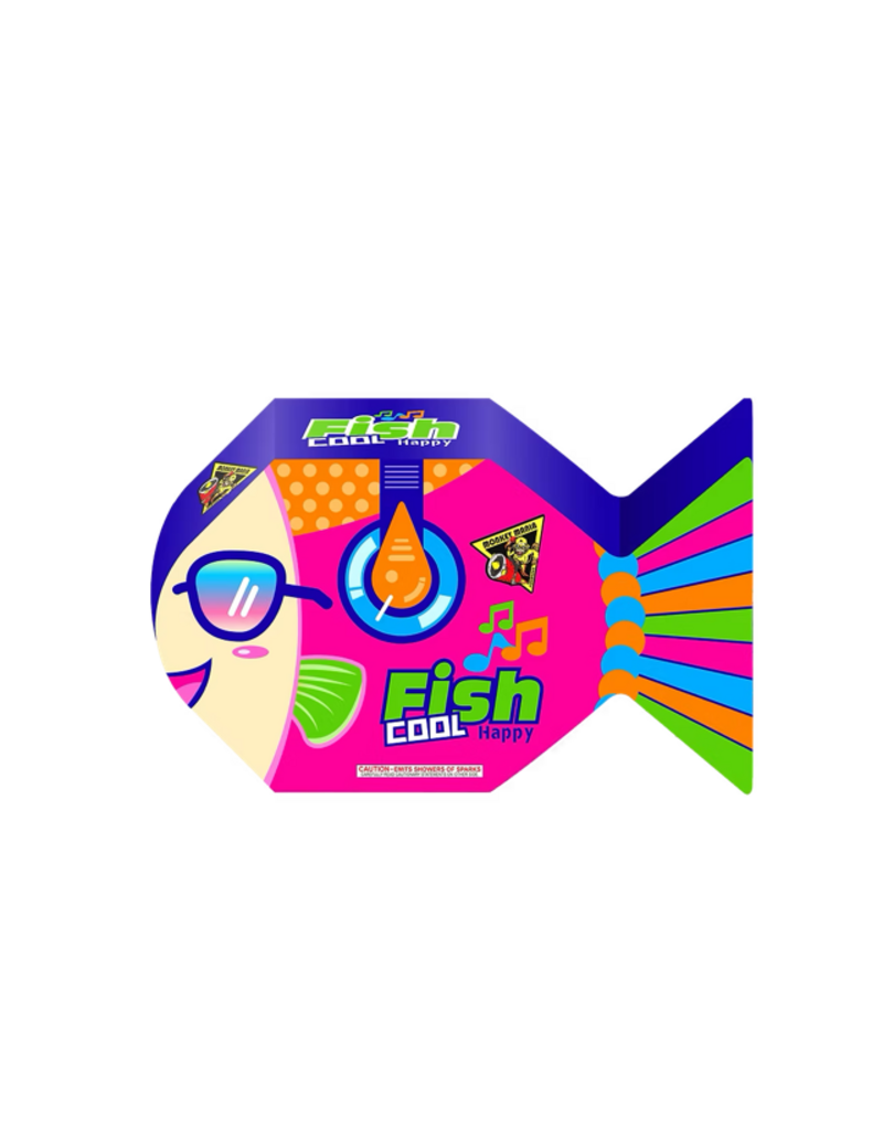 Monkey Mania Neon Fish - Case of 12