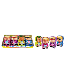 Young Man - Pack of 4 (Assorted)