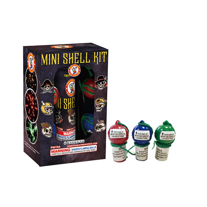 Mini Shell Kit - Box of 6 Shells - AAH Fireworks