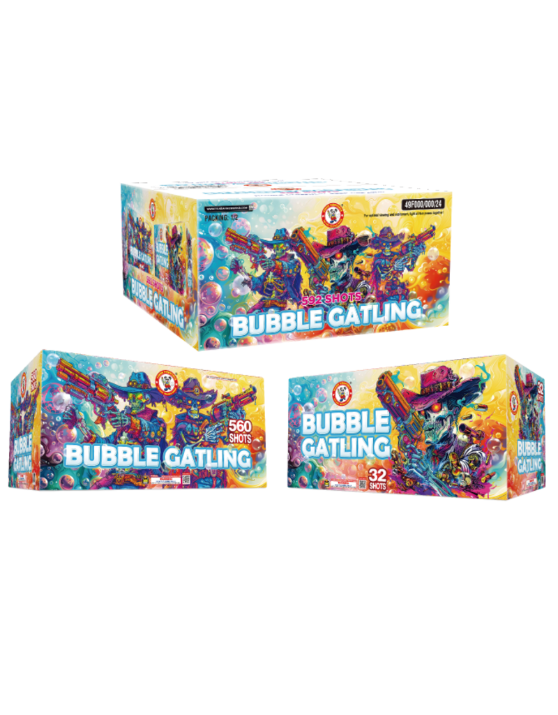 Winda Bubble Gatling - Case of 2 (Assorted)