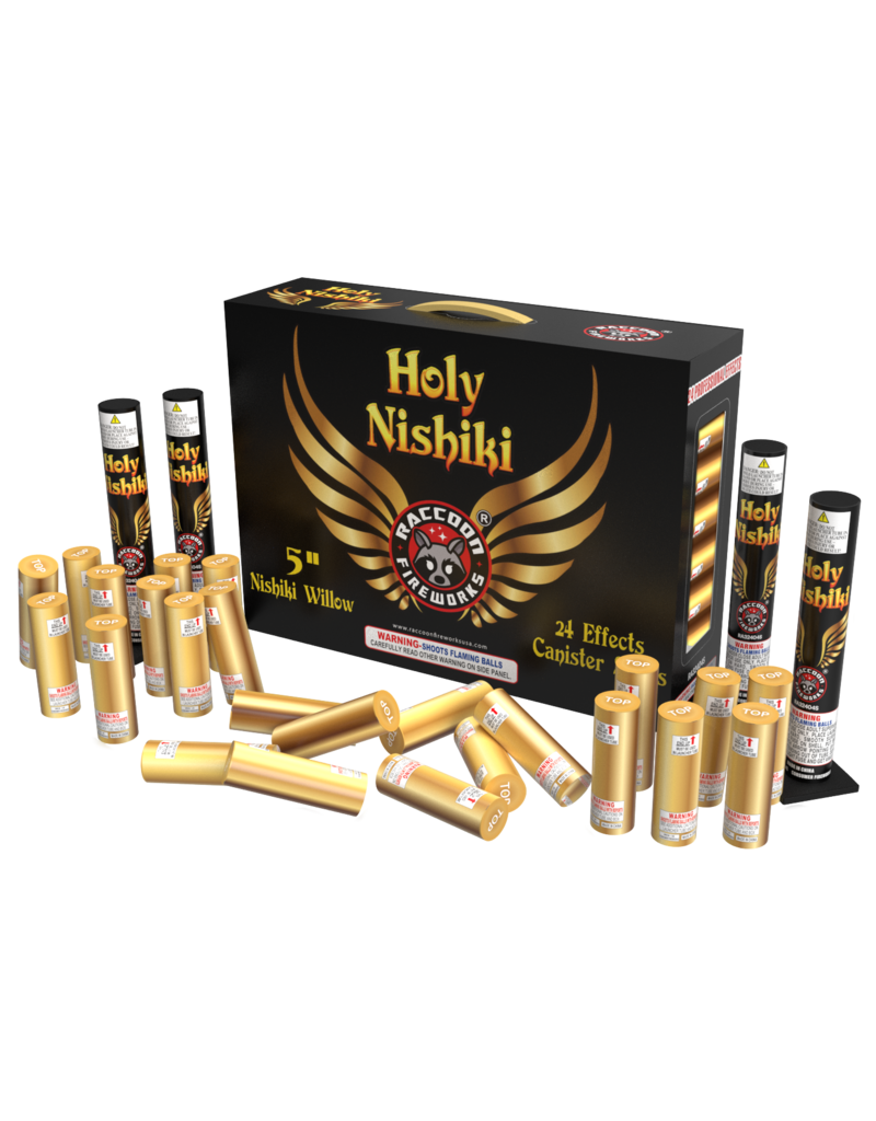 Raccoon Holy Nishiki 5in Canister - 24 shells