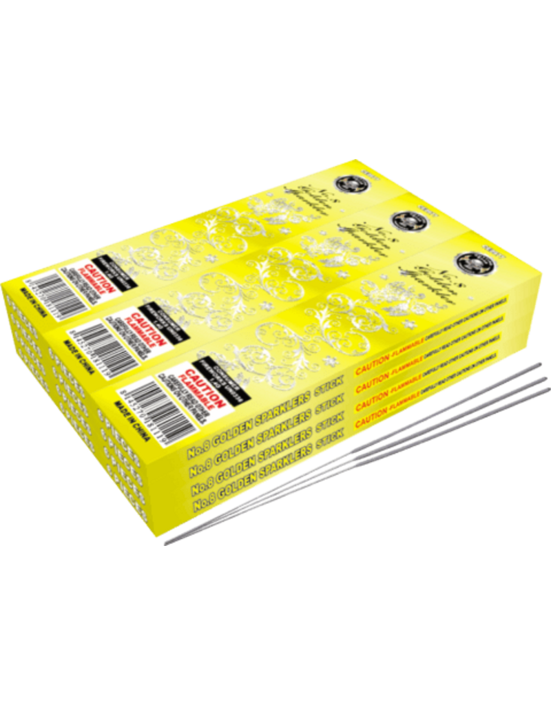Cutting Edge CE Gold Sparklers - Box of 12/6