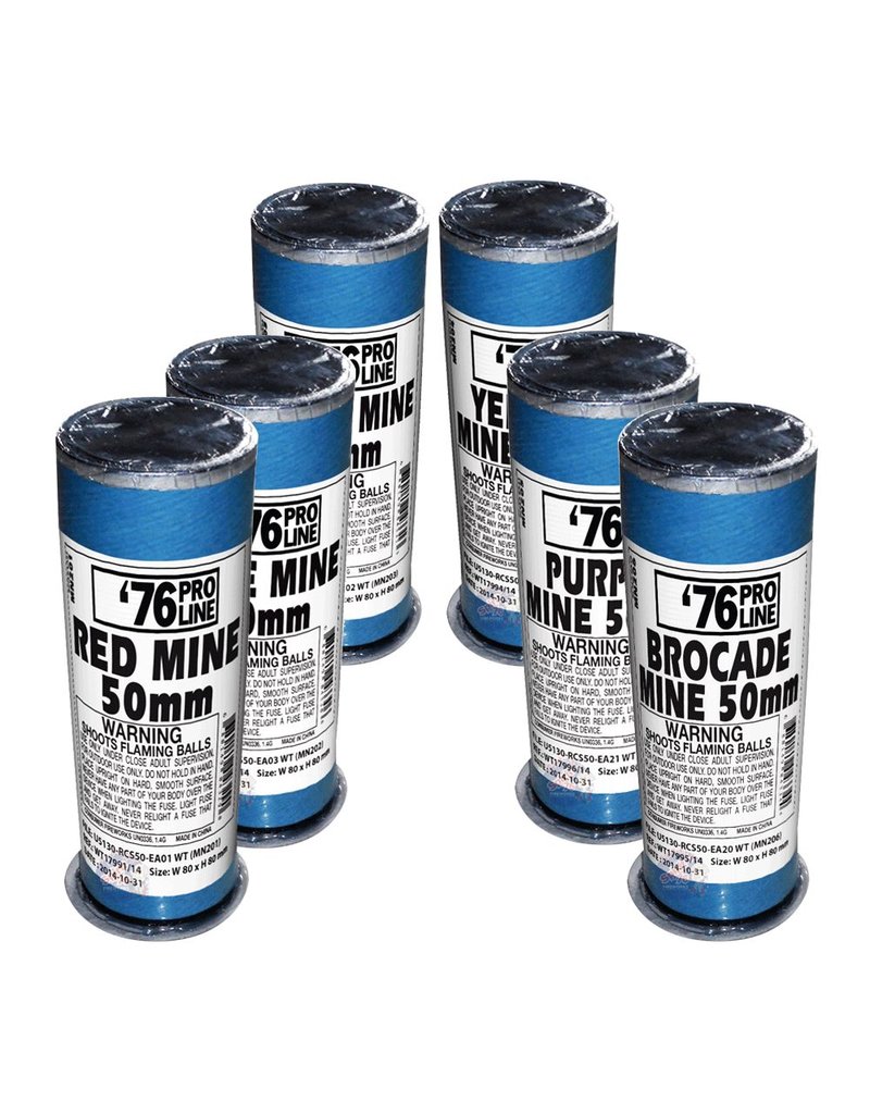 76 Pro Line Mine Assortment 50mm - Case 4/6