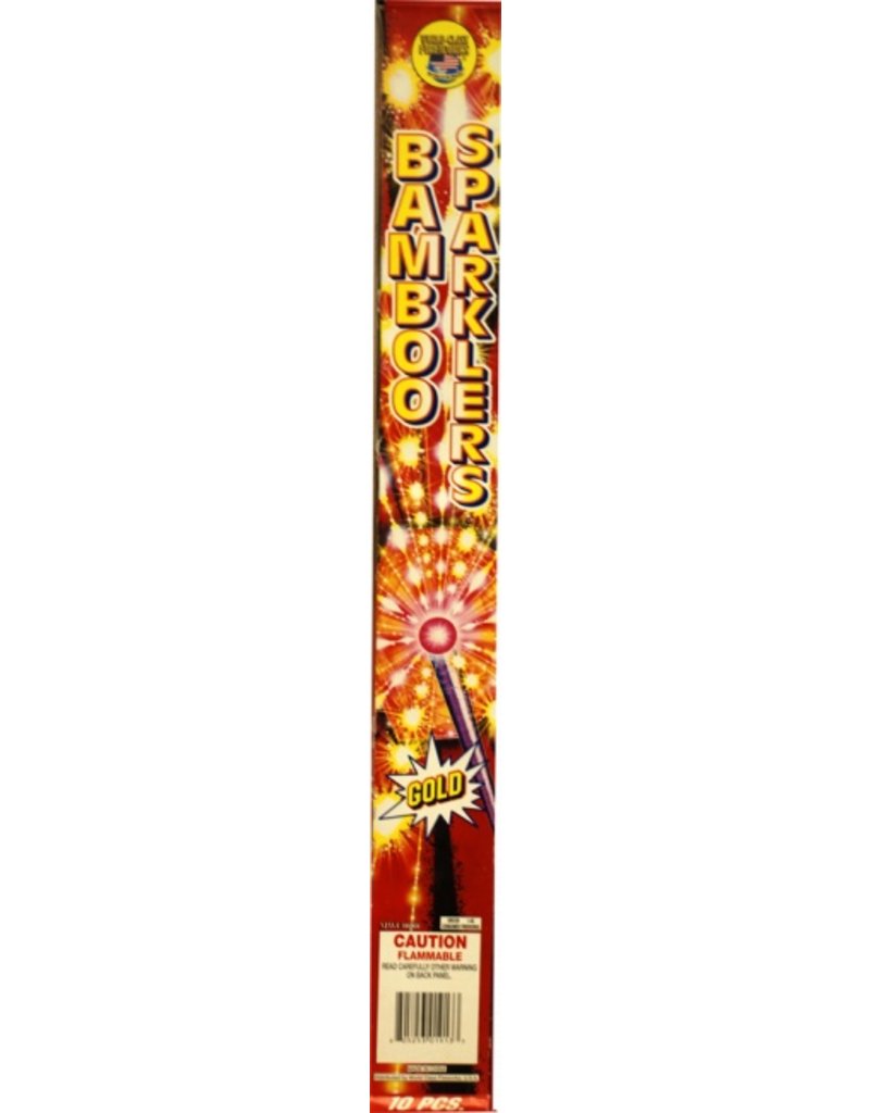 World Class Gold Sparklers 20-in, WC - Case of 4/12/12