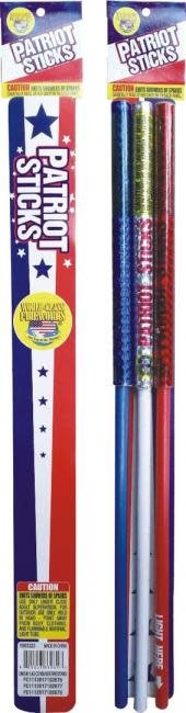 World Class Patriot Sticks - Pack of 3