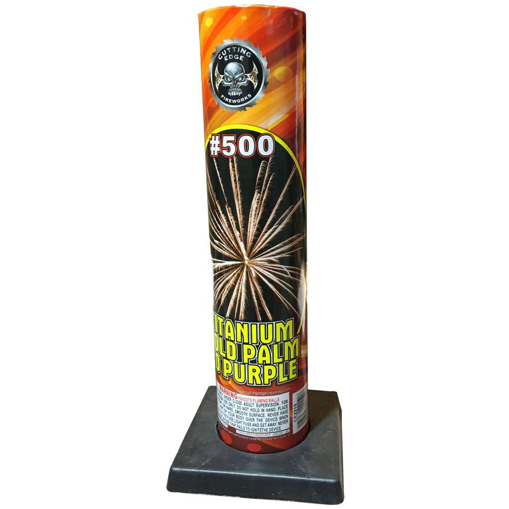 Cutting Edge Titanium Gold Palm to Purple #500 Tube, CE