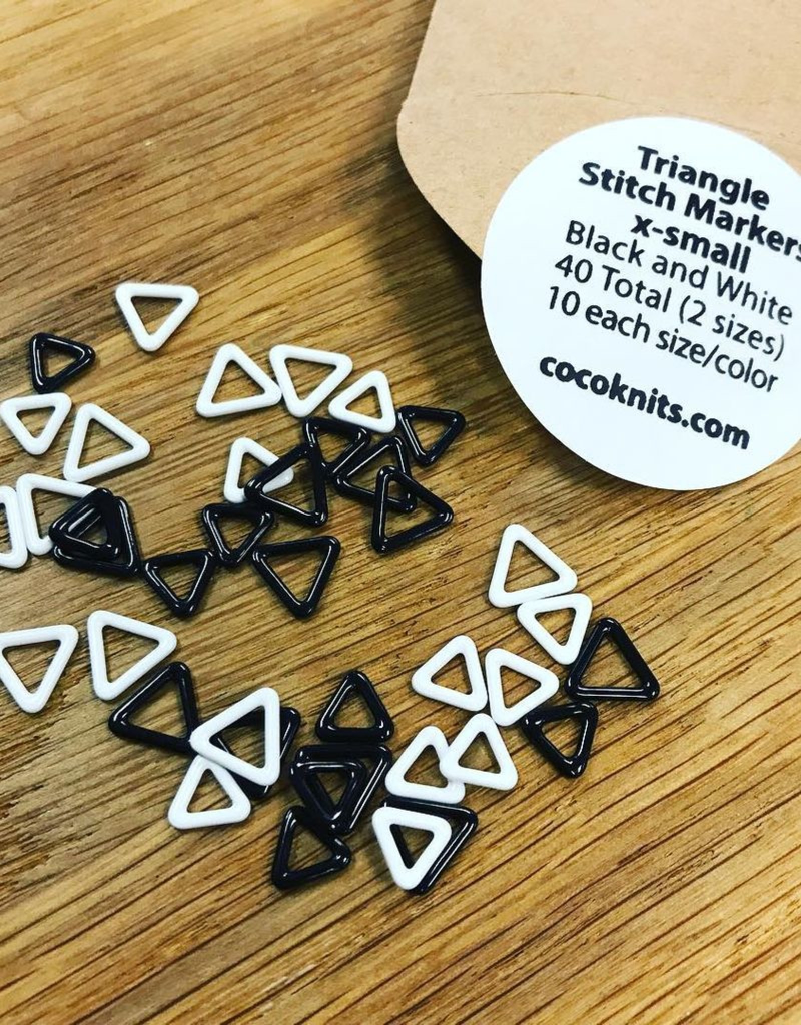 Cocoknits Extra Small Triangle Stitch Markers Yarn it and Haberdashery