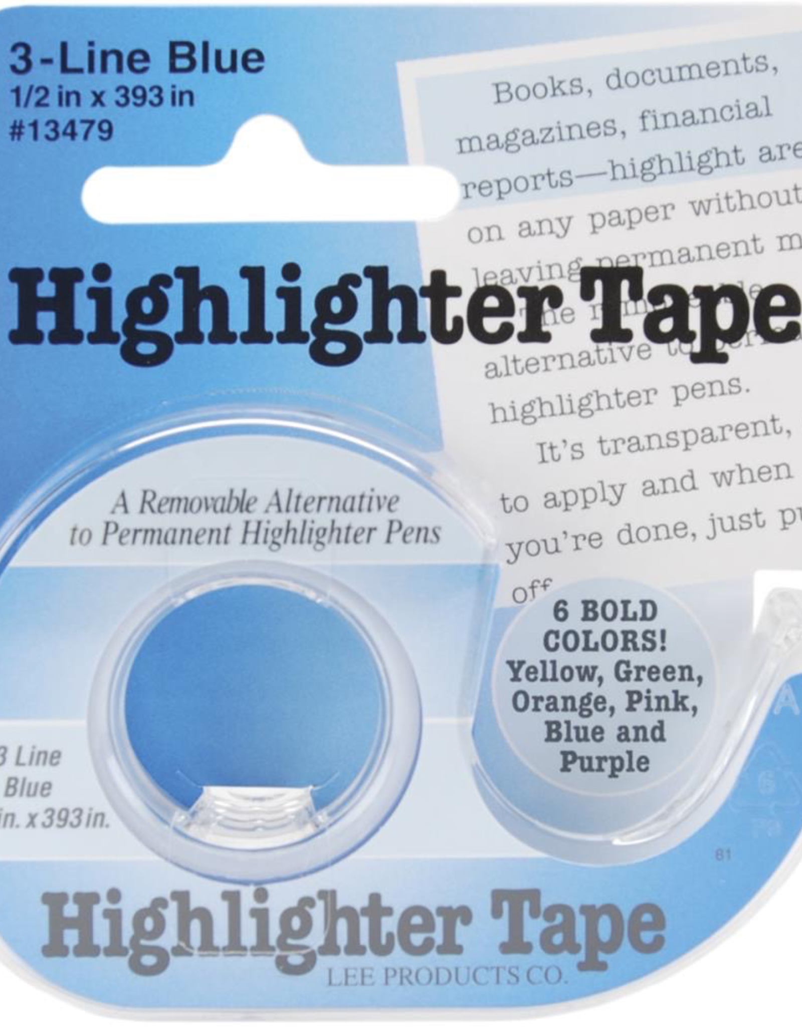 Notions Marketing Highlighter Tape, 1/2” x 393” Yarn it and Haberdashery
