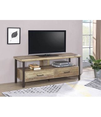 Coaster MOVING SALE! BRAND NEW 59" Wide Weathered Pine 721881 Coaster TV Stand Console