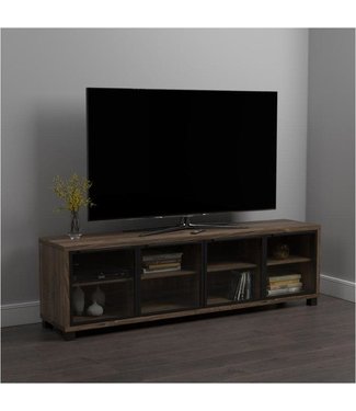 Coaster MOVING SALE! BRAND NEW 71" Wide Aged Walnut 723663 Coaster TV Stand Console