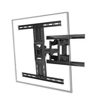 MDY LARGE UNIVERSAL DUAL ARM SWIVEL MOUNT Fits Most 50-75” LED LCD OLED Plasma Articulating Swivel Model P6