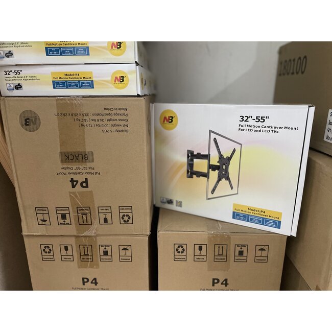 MEDIUM UNIVERSAL SWIVEL MOUNT Fits Most 32-55” LED LCD OLED Plasma Articulating Swivel Model P4