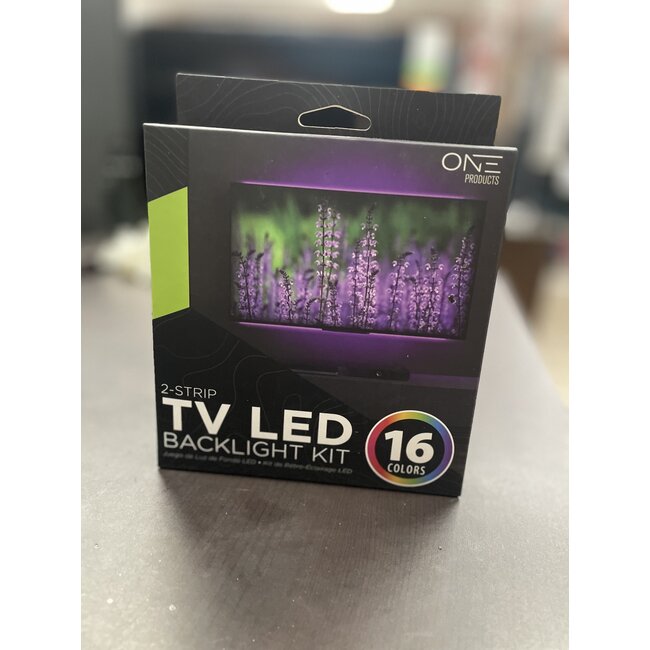 Monster 16 Color, 2 Strips LED Lights, TV Backlight Kit with Remote (OTB02)