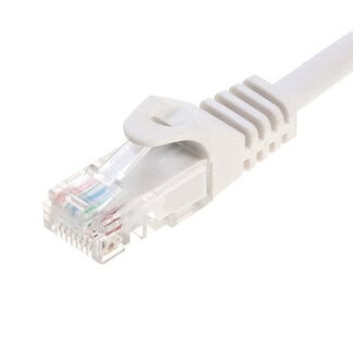 MDY CAT6e / CAT6 Network Patch Cable RJ-45 Ethernet LAN Cable White  200' 907208
