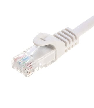 CAT6e / CAT6 Network Patch Cable RJ-45 Ethernet LAN Cable White 25' 907203