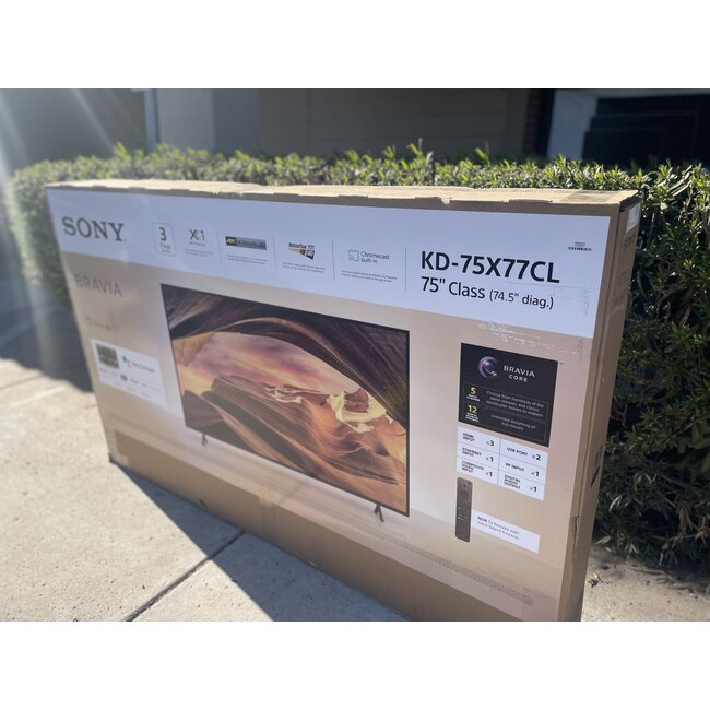 sony 75" Sony 4K LED HDR Smart KD-75X77CL