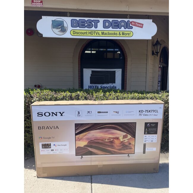 sony 75" Sony 4K LED HDR Smart KD-75X77CL