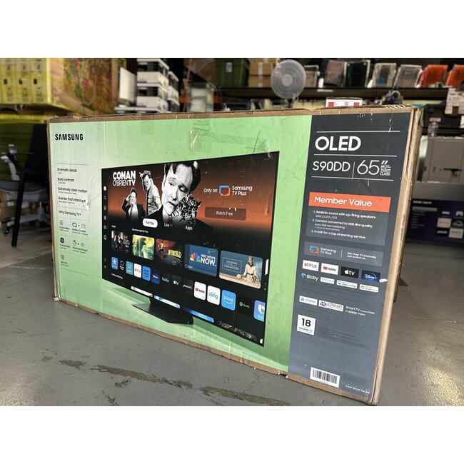 Samsung 65" Samsung 4K OLED HDR Smart QN65S90DDFXZA