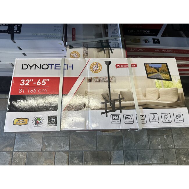 MDY Ceiling Mount for TVs 32-65" Vesa Up To 600x400 99lbs Max for LED LCD OLED Plasma 180253 MD5632E