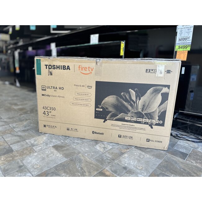 43" Toshiba 4K LED HDR Smart 43C350LU/43C350KU