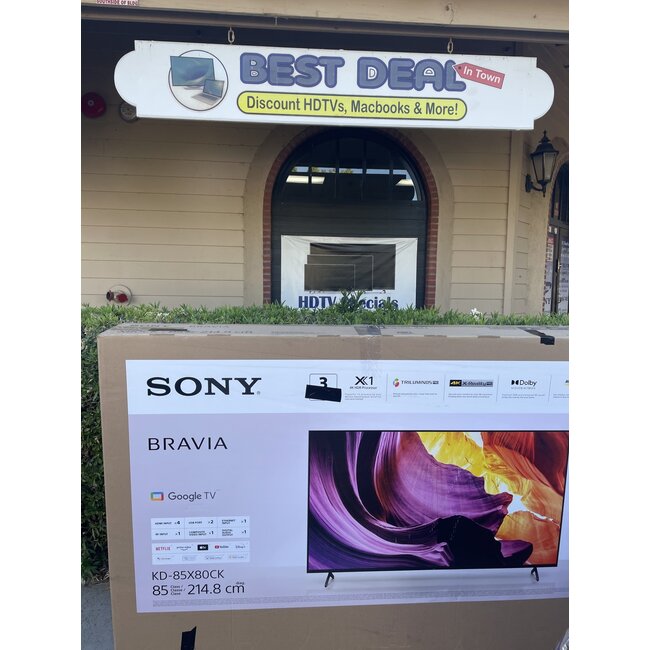 sony 85" Sony 4K LED HDR Smart KD-85X80CK/KD-85X80K