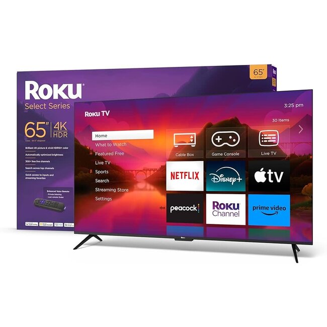 Roku 65" Roku Select Series 4K LED HDR Smart 65R4A4/65R4A5