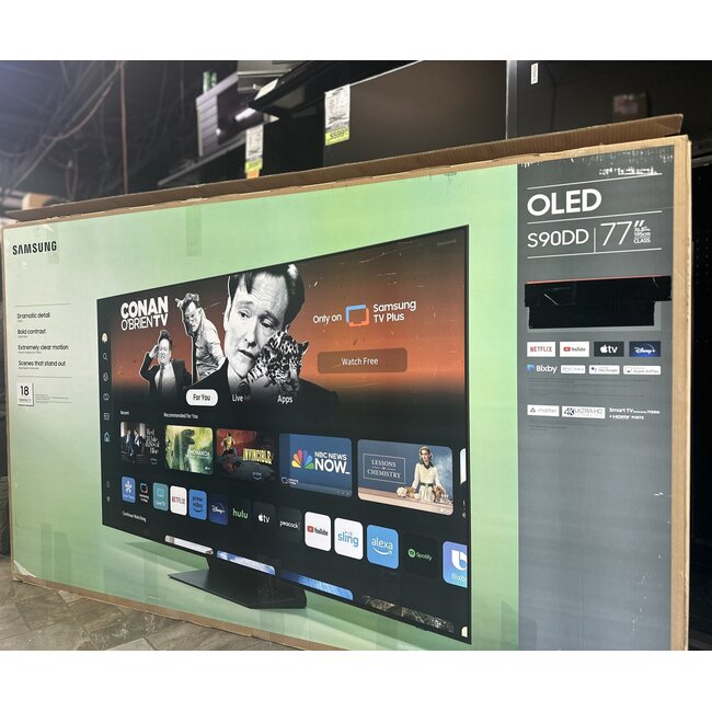 Samsung 77" Samsung 4K OLED HDR Smart QN77S90DDFXZA