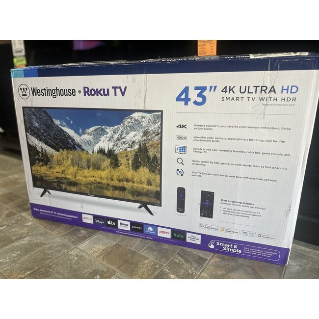 43" Westinghouse 4K LED HDR Smart WR43UT4212