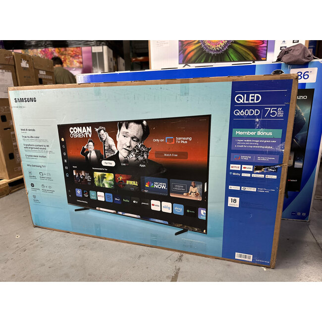 Samsung 75" Samsung 4K QLED HDR Smart QN75Q60DDFXZA
