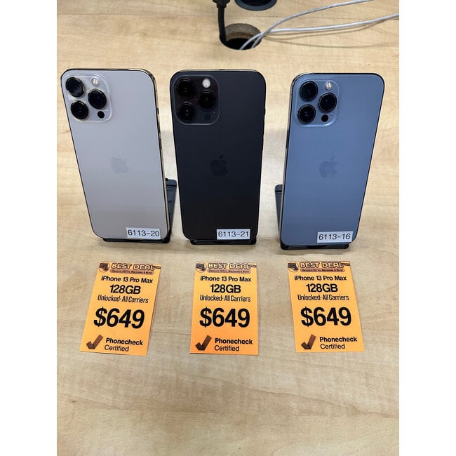 Apple Apple iPhone 13 Pro Max Unlocked 128GB (Various Colors)