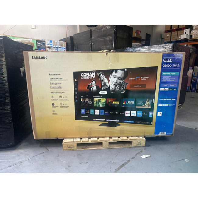 Samsung 85" Samsung 4K QLED HDR Smart QN85Q80DDFXZA