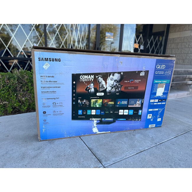 Samsung 65" Samsung 4K QLED HDR Smart QN65Q72DDFXZA