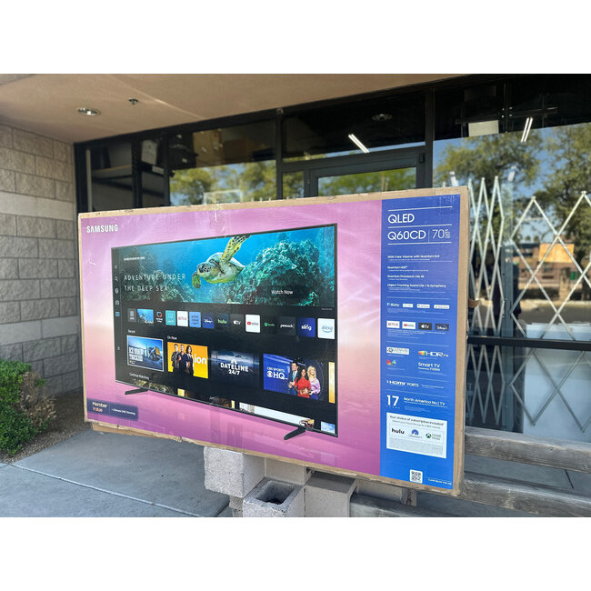 Samsung 70" Samsung 4K QLED HDR Smart QN70Q60CAFXZA/QN70Q60CDFXZA/QN70Q60DDFXZA