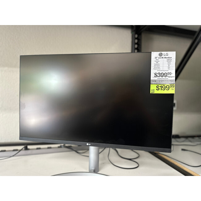 LG 32" LG 32UN550-W UHD 4K HDR Monitor with FreeSync